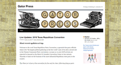 Desktop Screenshot of gatorpress.com